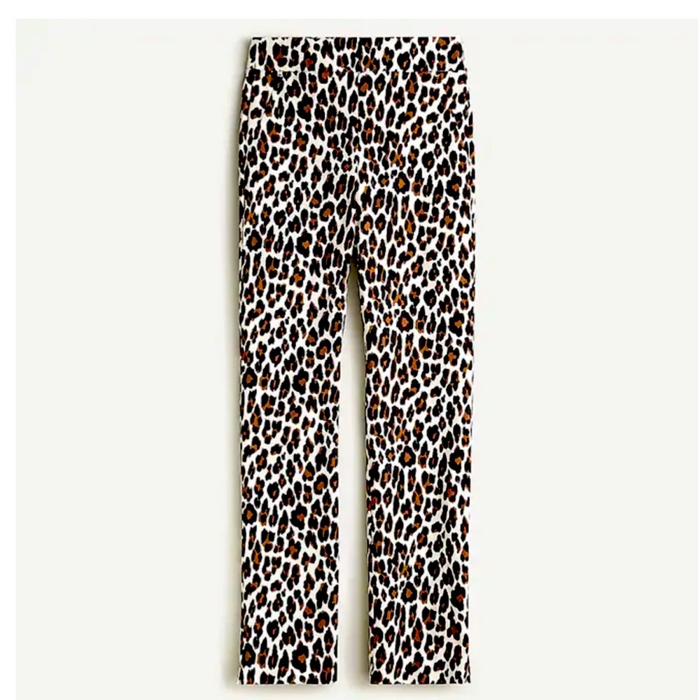 J. Crew Leopard Print Ankle Pants